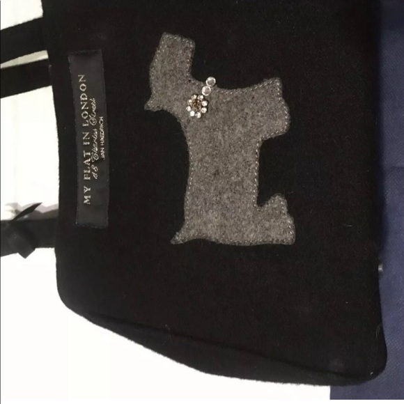 My Flat In London Purse Handbag Tote with Gray Scottie Dog ✅Offers Welcome - Picture 2 of 7